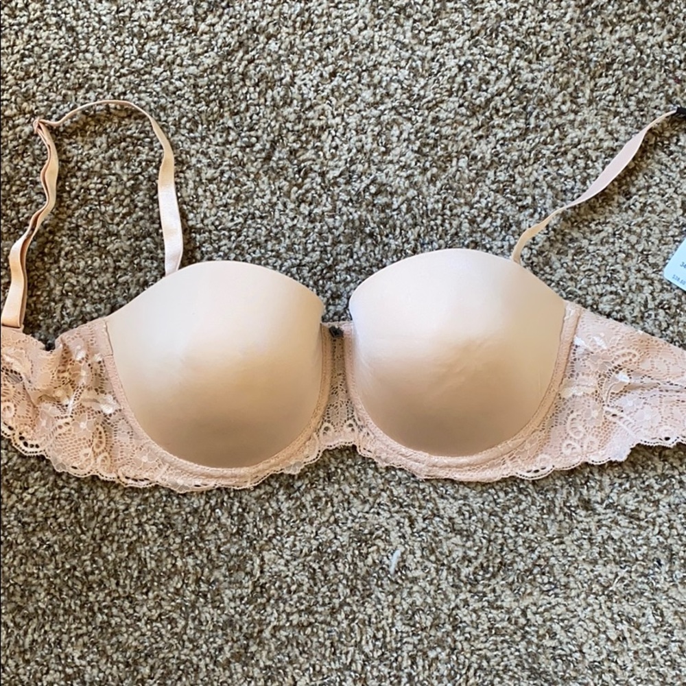 Black heart 34DD MULTI-WAY w/removable straps